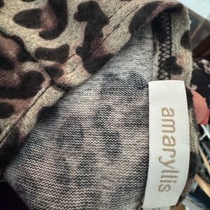 Amaryllis Wild Patterned Knit Top